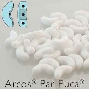 Arcos par Puca : ARC510-03000 - Opaque White - 25 Beads