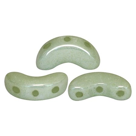 ArcosÂ® par PucaÂ® : ARC510-03000-14457 - Opaque Light Green Luster - 25 Beads