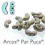 Arcos par Puca : ARC510-23980-79080 - Meatllic Matte Beige - 25 Beads