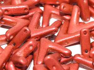 AVA-01890 - Ava Bead 10 x 4 mm Lava Red - 10 Count