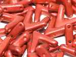 AVA-01890 - Ava Bead 10 x 4 mm Lava Red - 10 Count