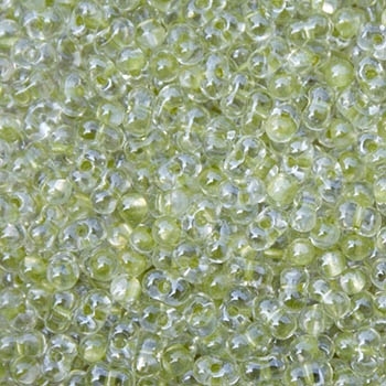 Miyuki Berry Seed Beads BB-1527 ICL* Crystal/Light Peridot - 8 Grams