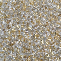 Miyuki Berry Seed Beads BB-195 ICL Crystal/24kt Gold - 8 Grams