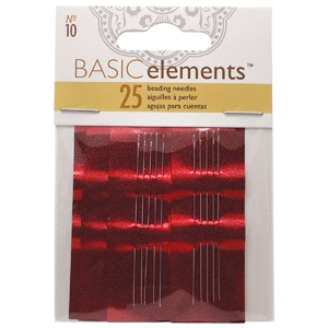 Basic Elements #10 Beading Needles - 25 Count