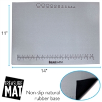 Treasure Bead Mat - 11x14 Non-Slip with Laser-Printed Measurements