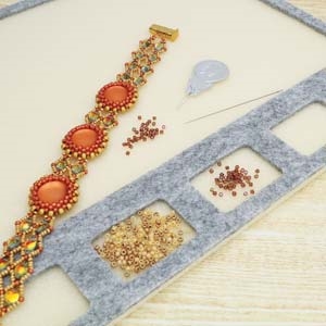 Bead Design Boards Mats With Bead Scoop Soft Stable Beading Mat