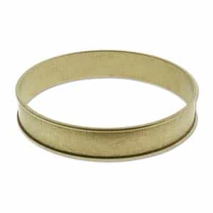 BR2456 - Raw Brass Bracelet Bangle - 1/2 Inch - ID 66.5mm