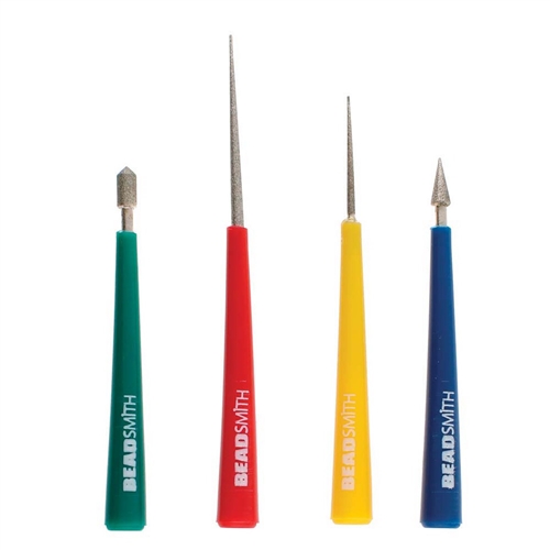BeadSmith 4 Piece Bead Reamer Set