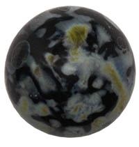 Czech 18mm Cabochon - CAB-R18-23980-86800 Black Picasso - 1 Cabochon