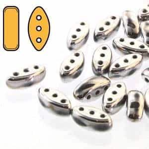 Czech Cali Beads : 3x8mm - CALI-00030-27000 - Full Labrador - 25 Count
