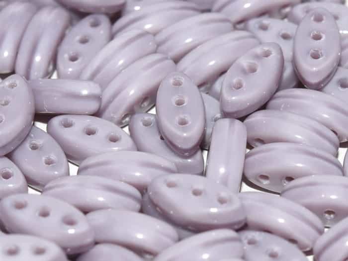 Czech Cali Beads : 3x8mm - CALI-24010 - Opaque Lilac - 25 Count