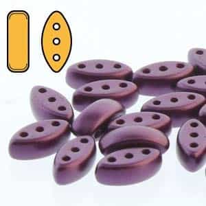 Czech Cali Beads : 3x8mm - CALI-25032 - Pastel Bordeaux - 25 Count