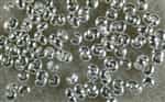 3mm Silver Plated Crimp Bead Covers - 1 Gross