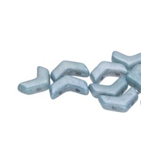 ChevronDuo : CHV14002010-14464 - Chalk Blue Luster - 30 Beads