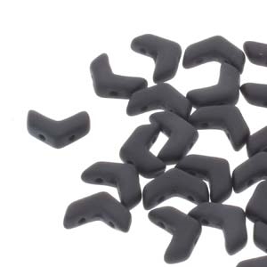 ChevronDuo : CHV10423980-84110 - Jet Matte - 30 Beads