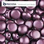 CND0825031 - PRECIOSA Candy 8mm Beads - Pastel Burgundy - 20 pcs