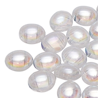 CNDOV101200030-28701 - PRECIOSA Candy Oval 10mm x 12mm Beads - Crystal AB - 10 pcs
