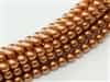 Pearl Coat Round 2mm : CP2-10271 - Pearl - Copper - 25 pcs