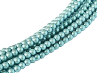 Pearl Shell Round 2mm : CP2-30007 - Silver Blue - 25 pcs