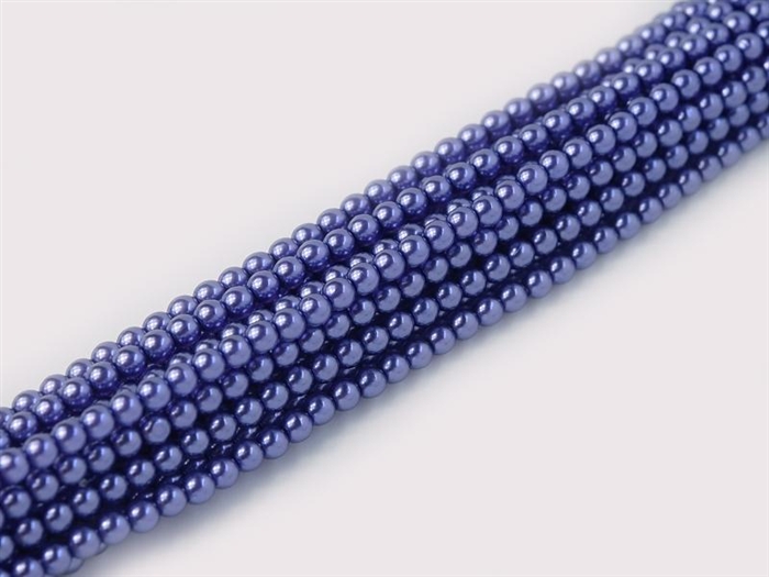 Pearl Coat Round 2mm : CP2-63395 - Pearl - Crystal Purple - 25 pcs