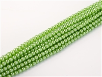 Pearl Coat Round 2mm : CP2-63532 - Pearl - Crystal Spring Green - 25 pcs