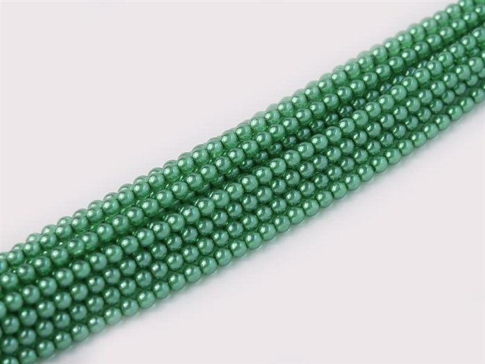 Pearl Coat Round 2mm : CP2-63586 - Pearl - Crystal Teal - 25 pcs