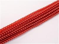 Pearl Coat Round 2mm : CP2-63933 - Pearl - Crystal Blood Orange - 25 pcs