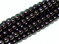 Pearl Coat Round 3mm : CP3-19014 - Pearl - Polynesian Jet Current - 50 pcs