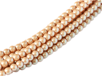 Pearl Coat Round 3mm : CP3-30004 - Pearl Shell Himalayan Salt - 50 pieces