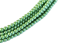 Pearl Coat Round 3mm : CP3-30008 - Pearl Shell Evergreen - 50 pieces