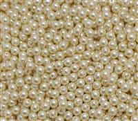 Pearl Coat Round 4mm : CP4-10001 - Old Lace - 50 pieces