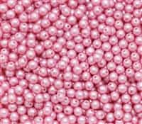 Pearl Coat Round 4mm : CP4-25008 - Flamingo - 50 pieces