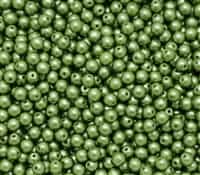 Pearl Coat Round 4mm : CP4-25034 - Olive - 50 pieces