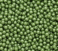 Pearl Coat Round 4mm : CP4-25034 - Olive - 50 pieces