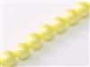 Pearl Coat Round 4mm : CP4-43813 - Pastel Yellow - 50 pieces