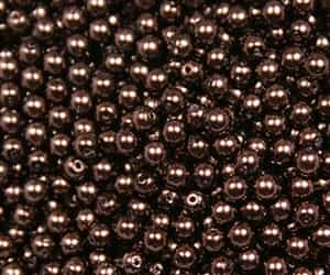 Pearl Coat Round 4mm : CP4-61705 - Pearl - Chocolate - 50 pcs