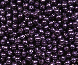 Pearl Coat Round 4mm : CP4-62299 - Pearl - Royal Purple - 50 pcs