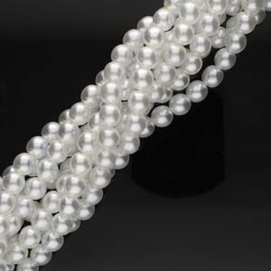 Pearl Round 4mm : CP4-70400C - Bridal White - 50 pieces