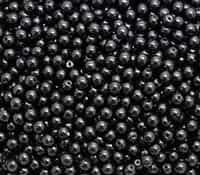 Pearl Coat Round 4mm : CP4-70409 - Black - 50 pieces