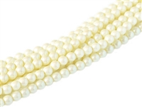 Pearl Shell Round 6mm : CP6-30001 - Lace - 25 Pearls