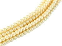 Pearl Shell 8mm : CP8-30002 - Pearl - Sunlight - 25 Pearls