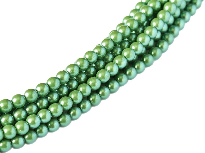 Pearl Shell 8mm : CP8-30008 - Pearl - Evergreen - 25 Pearls