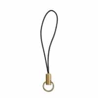 Cell Phone 2.25 inch Gold Plated Lanyard