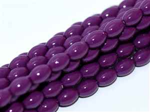 Pearl Coat Rice 6mm x 4mm : CRP6-48279 - Eggplant - 25 Pearls