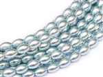 Pearl Coat Rice 6mm x 4mm : CRP6-70462 - Powder Blue - 25 Pearls