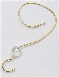 Crystal Ornament Hook - Gold