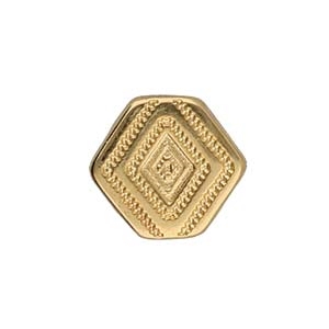 CYM-CHV-013048-GP - Malliadiko Bead Connector - 24K Gold Plate - 1 Piece