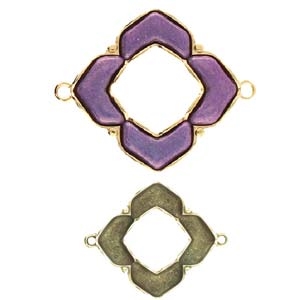 CYM-CHV-013940-AB - Notino - ChevronDuo Pendant Setting - Antique Brass Plated - 1 Piece