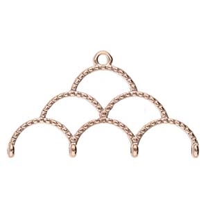 CYM-D11-012844-RG - Skaloti IV -  Delica Bead Ending - Rose Gold Plated - 1 Piece