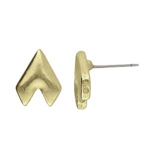 CYM-GD-012819-AB - Provatas II - GemDuo Earring - Antique Brass Plated  - 1 Piece